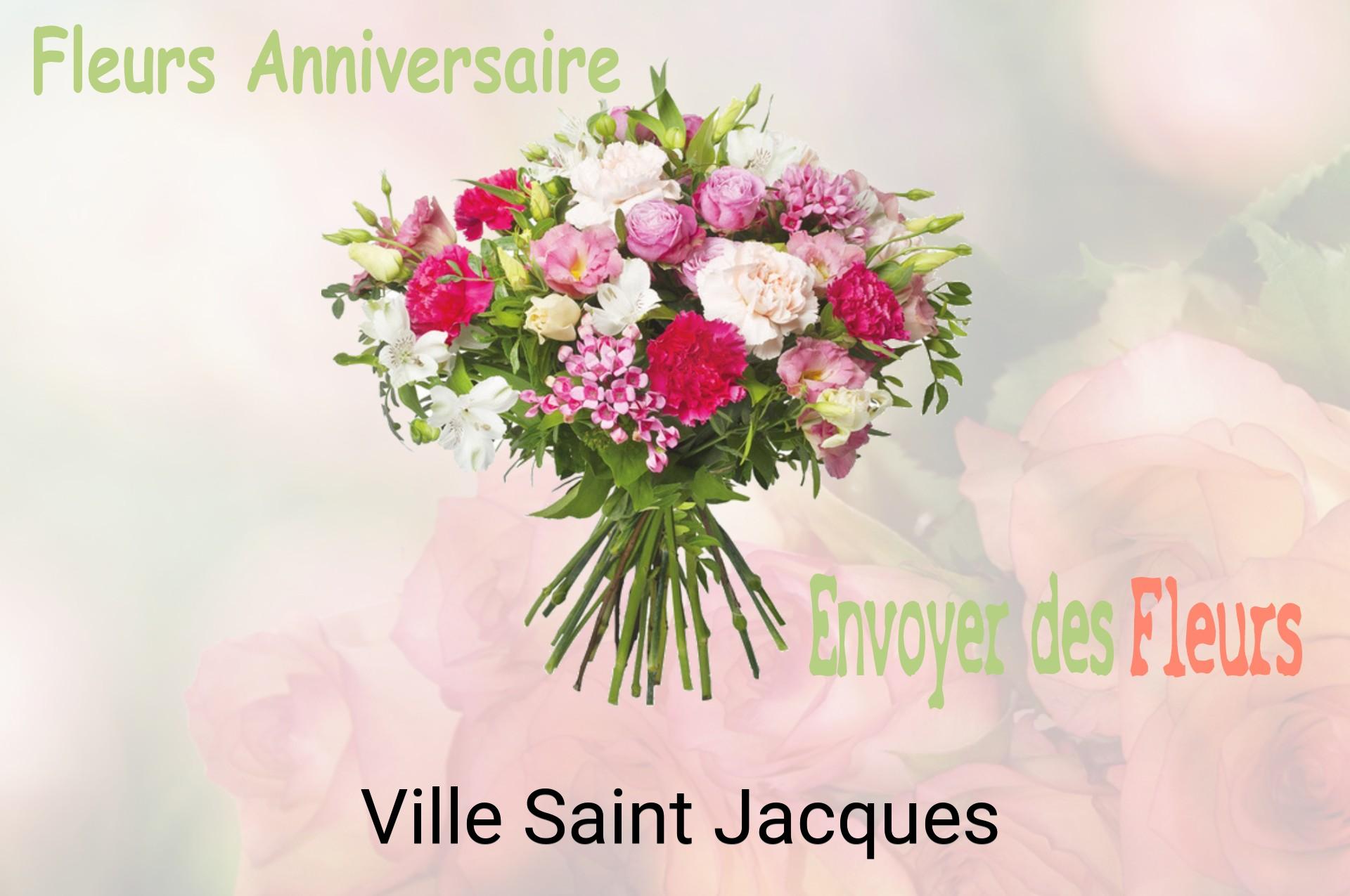 Bouquet de fleurs d’anniversaire livré à Ville-Saint-Jacques